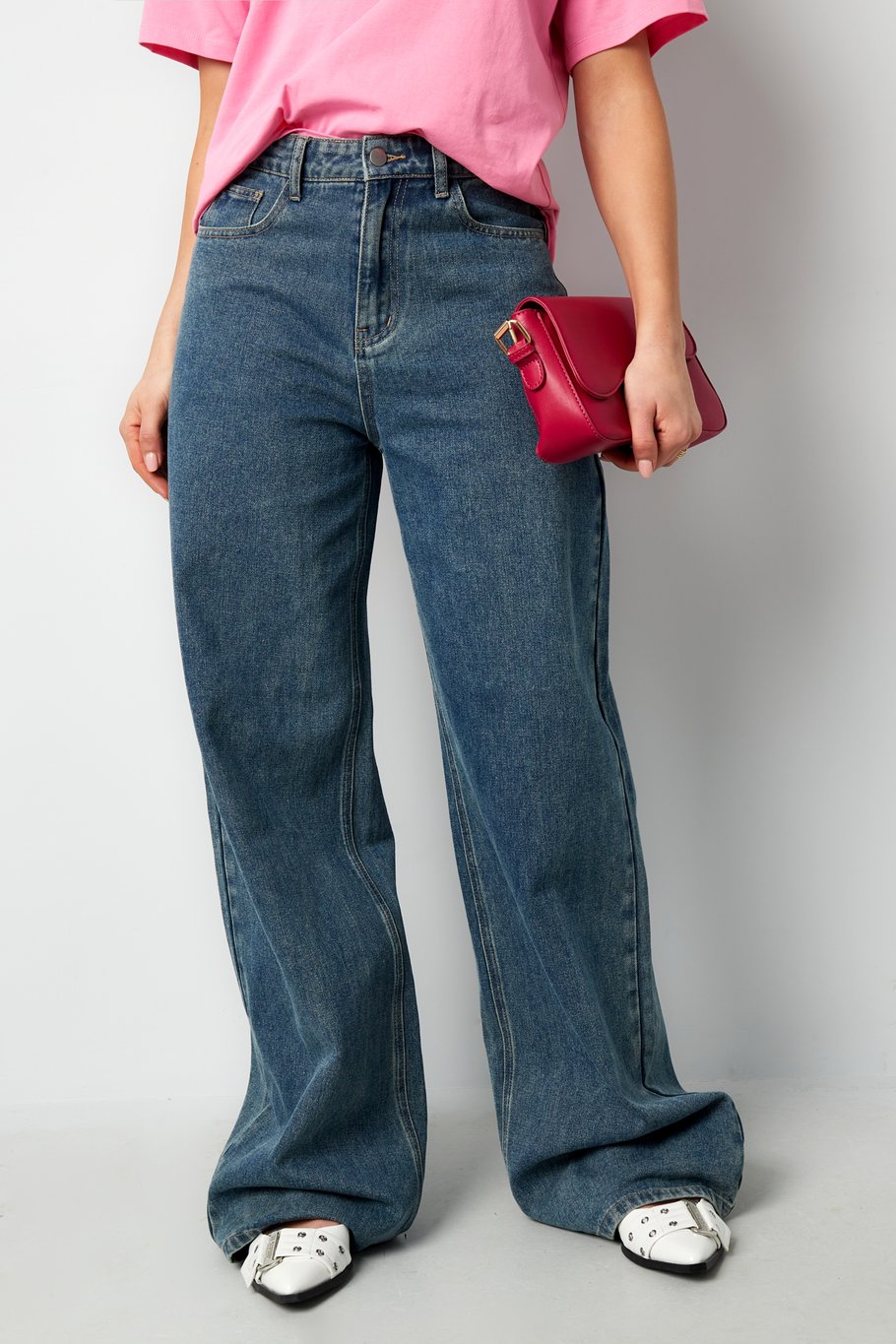 Jeans corte clásico – Azul marino Imagen11